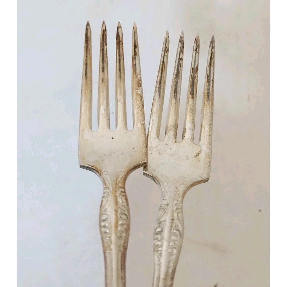 National Imperial Plate Queen Elizabeth Silverplate‎ Flatware 18 Pieces Vintage